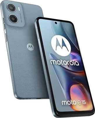 Motorola Moto E15 6.67" 4G Smartphone med 64GB Minne og 2GB RAM i Misty Blue