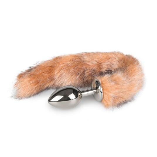 Fox Tail Plug No.3 -Silver Fox Tail Plug No.3 -Silver