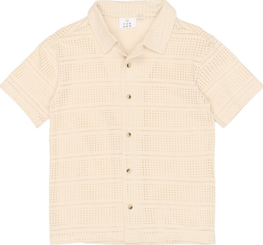 The New Tntruman S_S Shirt - Cream - 110/116 The New Tntruman S_S Shirt - Cream - 110/116