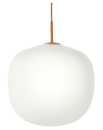 Muuto Rime Pendant 45 cm Opal / Orange