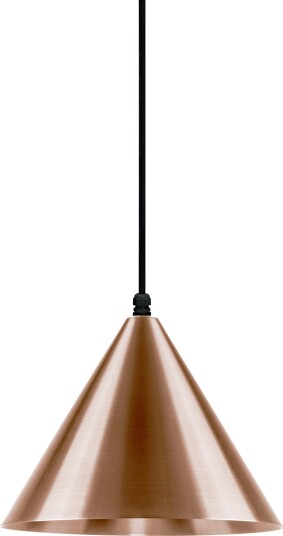 Westal 7704645 Pendelarmatur 210 x 250 mm E27 Rå kobber Belysning