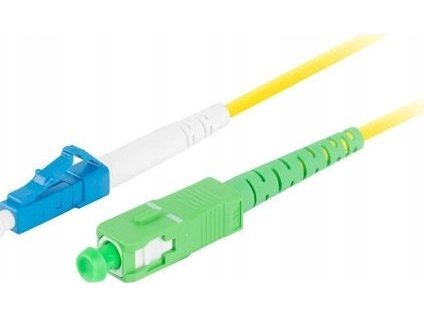 Lanberg Fiberoptisk Patchledning Lanberg Sm Lc/Upc-Sc/Apc Simplex 3,0Mm Lszh G657a1 1M Gul