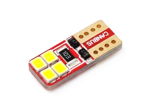Alternativvare LED pære 12v 8W
T10 stykkvis AXD T10 F2835 8W