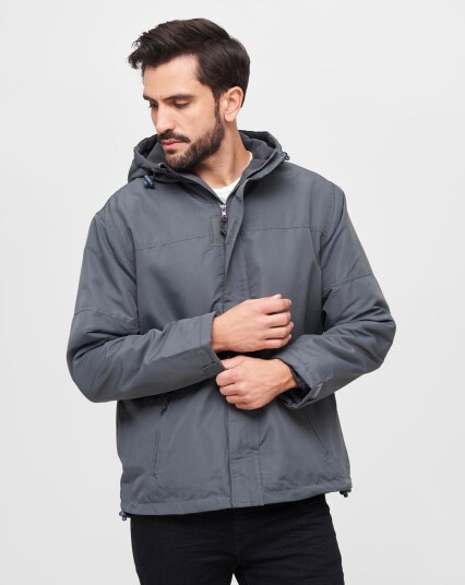 Brandit Windbreaker m. Glidelås Grå Brandit Windbreaker m. Glidelås Grå