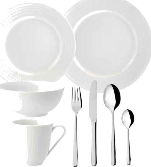 Rörstrand Swedish Grace & Polar startsett Snø hvit Rörstrand Swedish Grace & Polar startsett Snø hvit