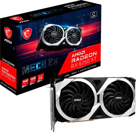 MSI Mech 2X Radeon RX 6750 XT 12GB GDDR6