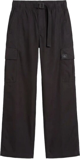 Calvin Klein Jeans Cotton Ripstop Cargo Pant Black S
