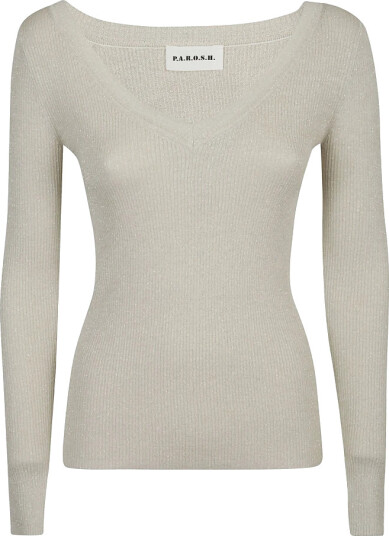 P.a.r.o.s.h. Dame Strikkevarer Beige S,