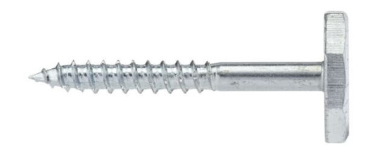 VSB 447065 Karmjusteringsskrue 7 x 65 mm FZB 25-pakk Innfesting
