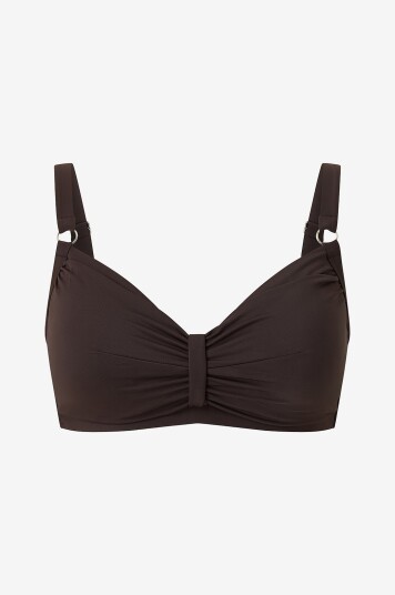 Zizzi Bikini BH sBasic Solid Dcw Bra Brun