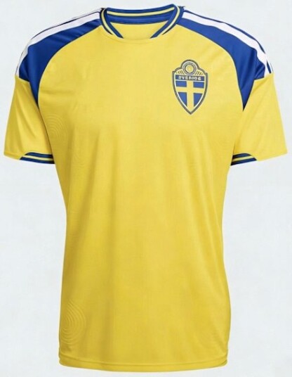 VM 2026 Sverige Hjemme Fotball T-skjorte Hjemmedrakt