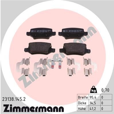 Bremseklosser ZIMMERMANN 23138.145.2