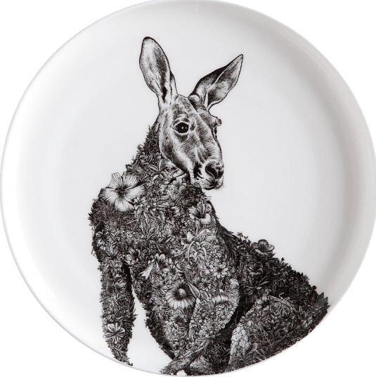 Maxwell & Williams Tallrik Kangaroo - White - Ø 20 CM