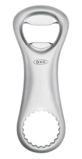 Oxo Steel flaskeåpner grå