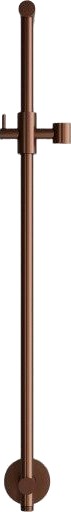 Scandtap Harmonized dusjstang, børstet kobber original, sand, amber, shadow, champagne, classic, black 700 mm