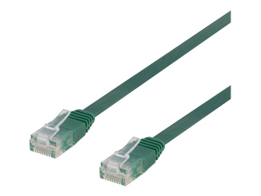 Deltaco Cat 6A Koblingskabel 2 m RJ-45 Grønn
