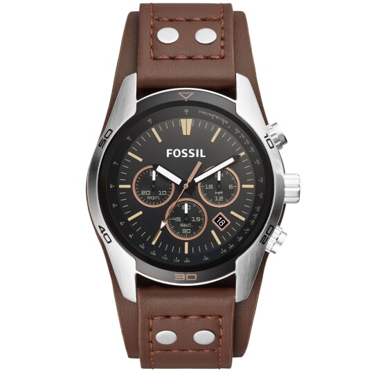 Fossil Grant CH2891 - Herre - 44 mm - Analog - Kvarts urverk - Mineralglas Fossil Grant CH2891 - Herre - 44 mm - Analog - Kvarts urverk - Mineralglas