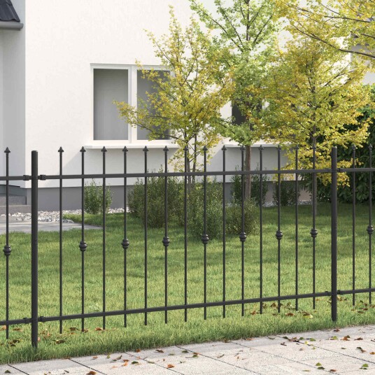 vidaXL Spikertrekk ASTEN 200 x 100 cm Pulverlakkert stål Svart