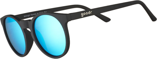 Goodr Sunglasses Midnight Ramble At Circle Bar Black OneSize