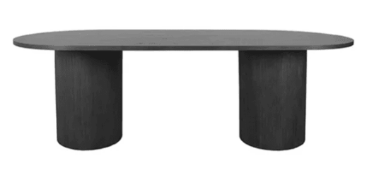 Trend Collection Olivia Spisebord Sort – 240 x 120 x 75 cm