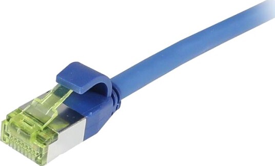 SYNERGY Patchkabel RJ45, CAT6A 500Mhz, 2m, blau, S/FTP, slimline rund d=4,5mm, TPE/LSZH(Superflex), AWG28, mit CAT7 Rohkabel, Synergy 21 SYNERGY Patchkabel RJ45, CAT6A 500Mhz, 2m, blau, S/FTP, slimline rund d=4,5mm, TPE/LSZH(Superflex), AWG28, mit CAT7 Rohkabel, Synergy 21
