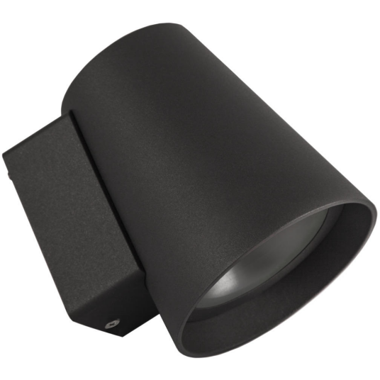 Hide-a-Lite Cone Veggarmatur antrasitt, 160 lm, 45°, IP54, Belysning
