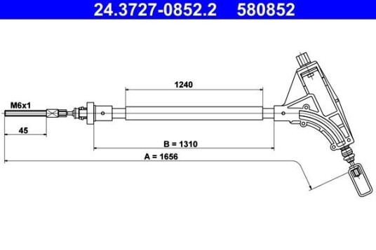 Bremsewire ATE 24.3727 0852.2