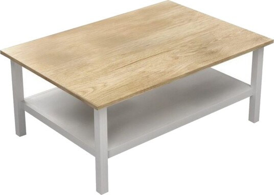 Elvano Stuebord 100 cm - Natur/Hvit