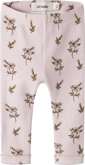 Lil" Atelier Leggings Slim NbfGayo Innlosjert Violet/Apple Lil Atelier 68 Leggings Rosa 62