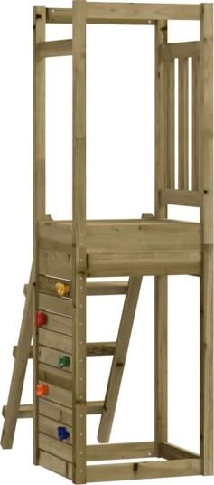 vidaXL Utendørs lekesett 53x46,5x169 cm impregnert furu