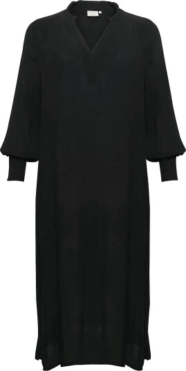 Kaffe Curve Kcmiriam Ami Dress - Black - 48