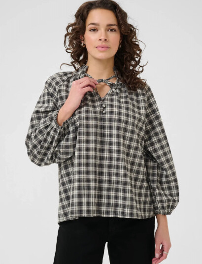 Kaffe Kaelna Blouse - Brown - 44