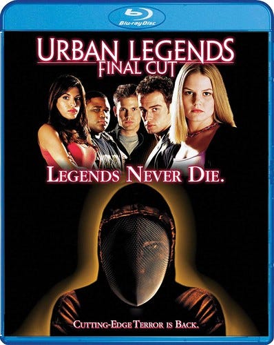 Urban Legends: Final Cut Bluray Urban Legends: Final Cut Bluray