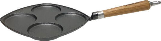 Ronneby Bruk Maestro egg /blinipanne 25x25 cm med eikehåndtak