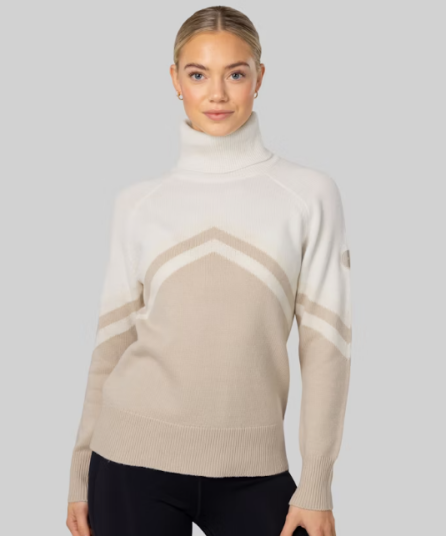 Johaug Alpine Ullmix Rollerneck Genser - Cment Beige XL