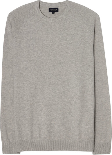 Lexington Clothing Fine Merino Blend Crew Sweater Grey M