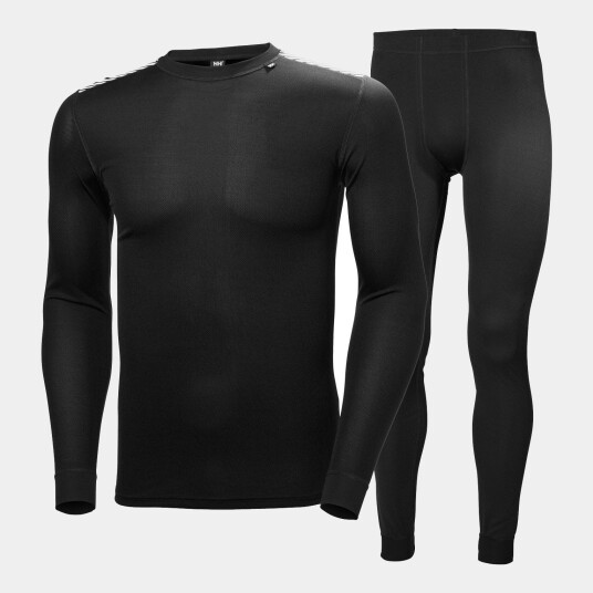 Helly Hansen Herre Comfort Lett Isolert Basissett Svart XL