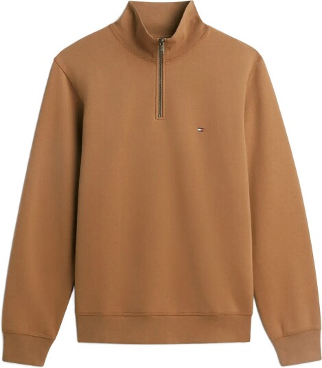 Tommy Hilfiger Essential Fleece 1/4 Zip Brown XS