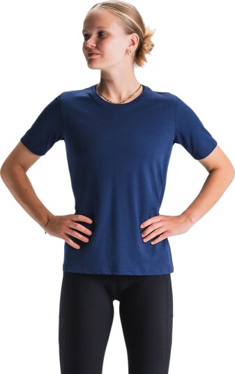 FUSION TEMPO! ONE Run Løpe T skjorte Dame Navy M