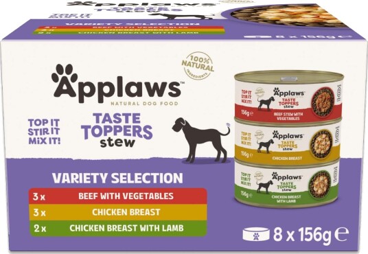 Applaws Våtfôr Taste Toppers Smaksblanding Gryterett 16 X 156 G