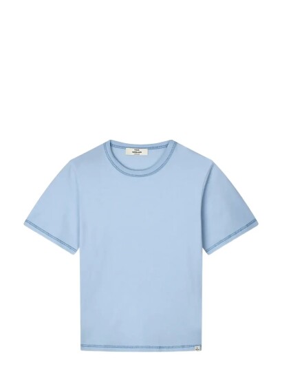 Mads Nørgaard Single Cotton Grace Tee Blue XS