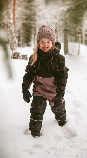 Lindberg Anorak Winter Baby Overall Dusty Mauve Dusty Mauve 86 Lindberg Anorak Winter Baby Overall Dusty Mauve Dusty Mauve 86