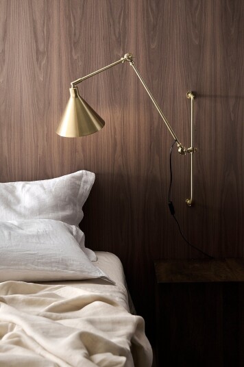 Ellos Home   Vegglampe Jordan Liten   Gull