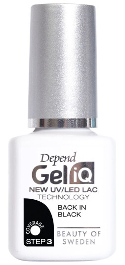 Depend Gel iQ Nail Polish Back in Black