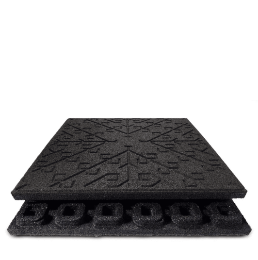 Vektløftermatte Bonkers Sort farge Sun Tree M2 30mm
