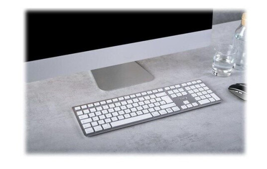 Cherry KW 9100 SLIM - Tastatur - Nordisk - Hvit