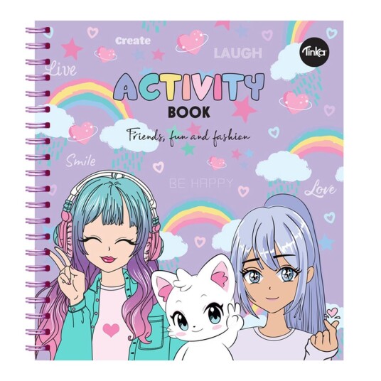 Aktivitetsbok Friends Fun And Fashion 20,5x22cm