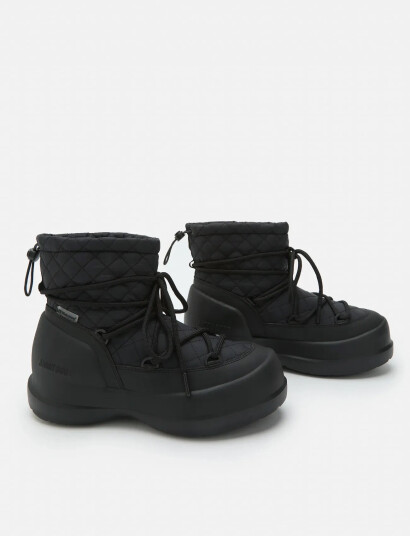 Moon Boot Mb Mezzaluna Quilted Mid Wp - Black - 38