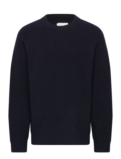 WOOD WOOD Wwkevin Crew Neck 25298 - Navy - S