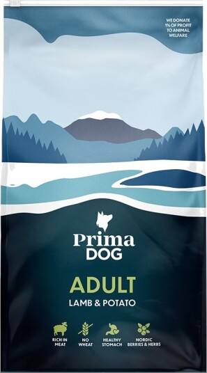 Primadog Adult All Breeds Lam & Potet 2 X 10 kg